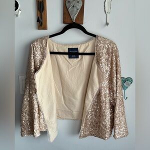 Sequin Beige Jacket